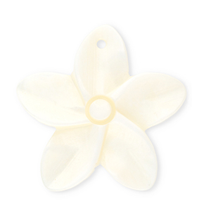Schelp hanger special flower White