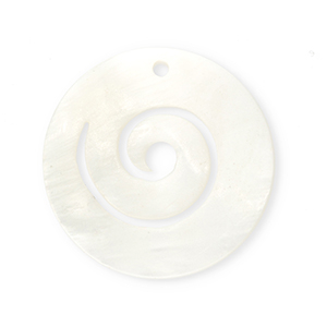 Schelp hanger special spiral White