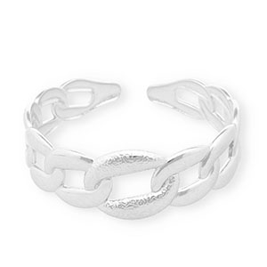 Armbanden van Stainless steel Roestvrij staal (RVS) bangle belcher chain Silver