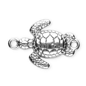 Benodigdheden van Stainless steel Roestvrij staal (RVS) tussenstuk turtle Silver