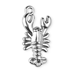 Bedels van Stainless steel Roestvrij staal (RVS) lobster Silver