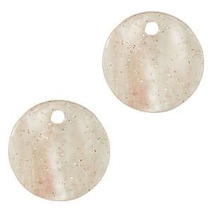 Hangers van resin 12mm Sand beige