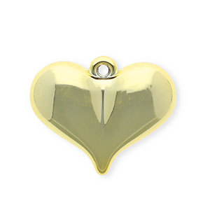 Acryl hangers heart Gold