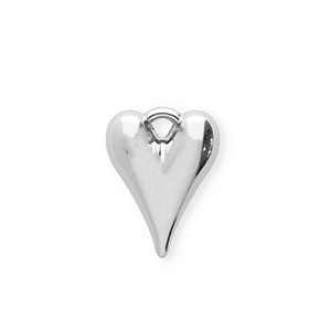 Acryl hangers heart Silver