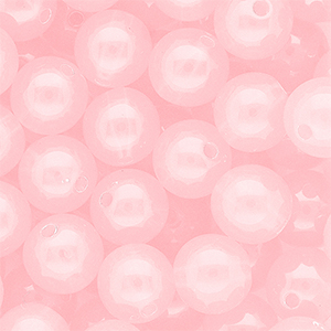 14 mm kralen van DQ&reg; acryl shiny Light pink