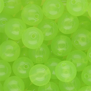 12 mm kralen van DQ&reg; acryl shiny Light green
