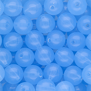 12 mm kralen van DQ&reg; acryl shiny Blue