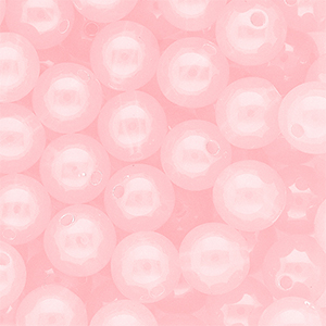 12 mm kralen van DQ&reg; acryl shiny Light pink