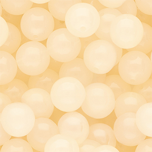12 mm kralen van DQ&reg; acryl shiny Light peach