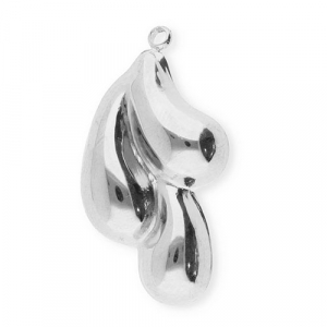 Bedels van Stainless steel Roestvrij staal (RVS) drops Silver