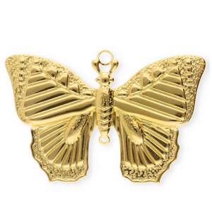 Bedels van Stainless steel Roestvrij staal (RVS) butterfly Gold