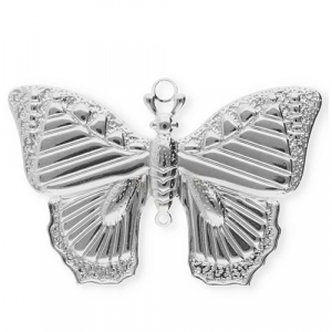 Bedels van Stainless steel Roestvrij staal (RVS) butterfly Silver