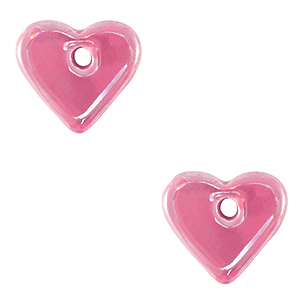 Grieks keramiek DQ heart Magenta-pink