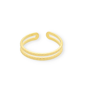 Ringen van Stainless steel Roestvrij staal (RVS) Goud