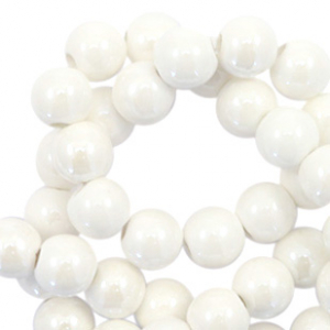 Keramiek kraal 6mm White