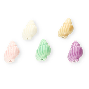 Keramiek kraal shell Multicolour