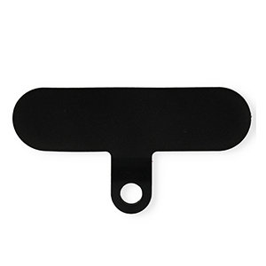 Bevestiging voor telefoonkoord Black