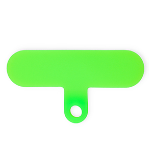 Bevestiging voor telefoonkoord Neon green