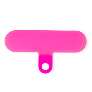 Bevestiging voor telefoonkoord Neon azalea pink