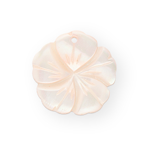 Schelp hanger flower Peach pink