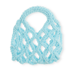 Gehaakte tasjes handgemaakt Light blue