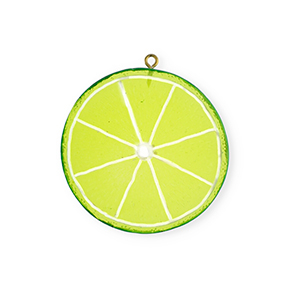 Statement hangers slice of lime Lime green-green-white