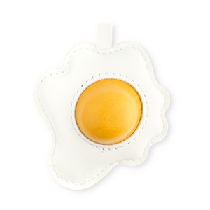 Statement hangers fried egg White-warm yellow
