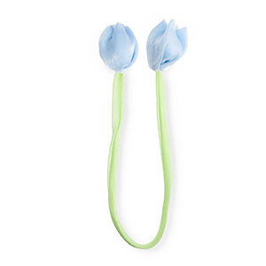 Statement hangers tulip shiny Light green-light blue