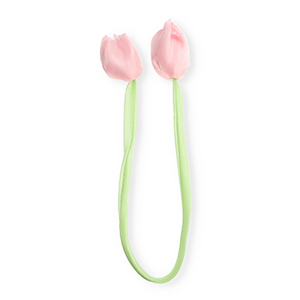 Statement hangers tulip shiny Light green- light pink