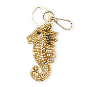 Sleutelhangers seahorse Gold-antique gold-bronze