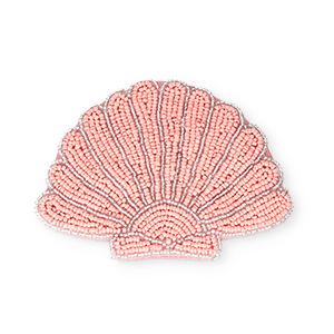 Portemonnee shell Silverlined transparent-salmon pink