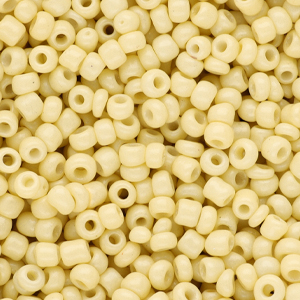 Miyuki 8/0 rocailles Duracoat opaque light lemon ice yellow 8-4451