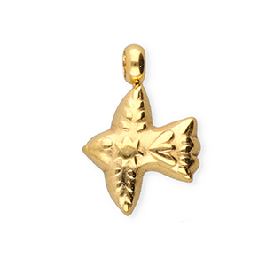 BY31&reg; Bedels van Stainless steel Roestvrij staal (RVS) bird Gold