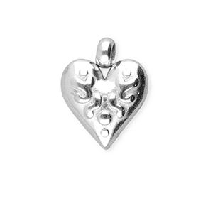 BY31&reg; Bedels van Stainless steel Roestvrij staal (RVS) heart Gold