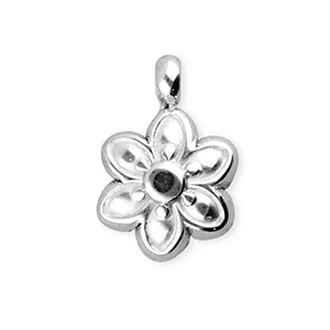 BY31&reg; Bedels van Stainless steel Roestvrij staal (RVS) flower Silver