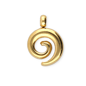 BY31&reg; Bedels van Stainless steel Roestvrij staal (RVS) spiral Gold
