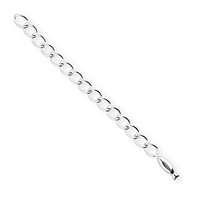 BY31&reg; Benodigdheden van Stainless steel Roestvrij staal (RVS) verlengketting set fish Silver