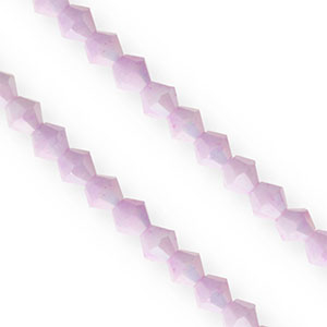 Top bicone facet kralen 6mm Lilac-AB coating
