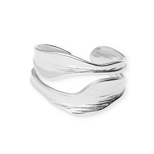 Ringen van Stainless steel Roestvrij staal (RVS) Silver