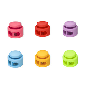 Gekleurde onderdelen koordstopper round Multicolour