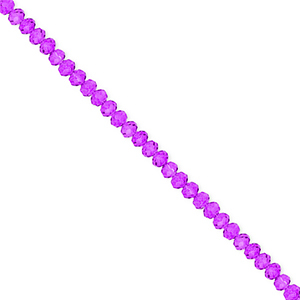 Facet kralen top quality disc 3x2mm Grape purple