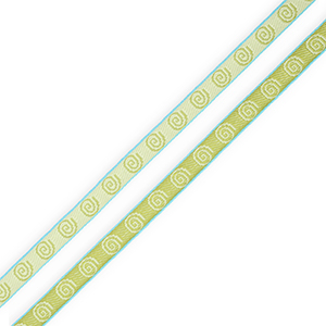 BY31&reg; Tekstlint spiral Green-turquoise blue