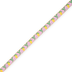 BY31&reg; Tekstlint lemon Orchid pink-yellow-green-gold