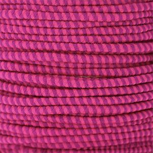 Gekleurd elastiek 2.3mm Hot pink-purple