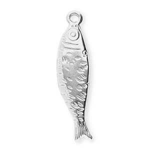 Bedels van Stainless steel Roestvrij staal (RVS) fish Silver