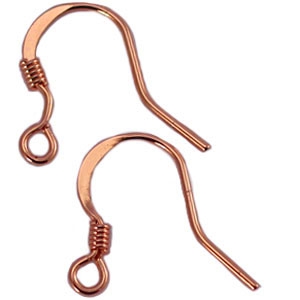Metaal onderdelen DQ oorhangers 15mm Ros&eacute; gold 