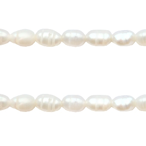 Zoetwater parels Rice 2-3mm Naturel wit
