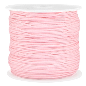 Draad macram&eacute; 0.8mm Light pink