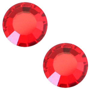 Swarovski Elements flat back SS30 (6.4mm) Light siam red