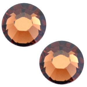 Swarovski Elements flat back SS20 (4.7mm) Smoked topaz